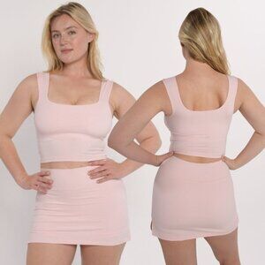 FORM Box Crop Tank - Bloom Pink - Size Large